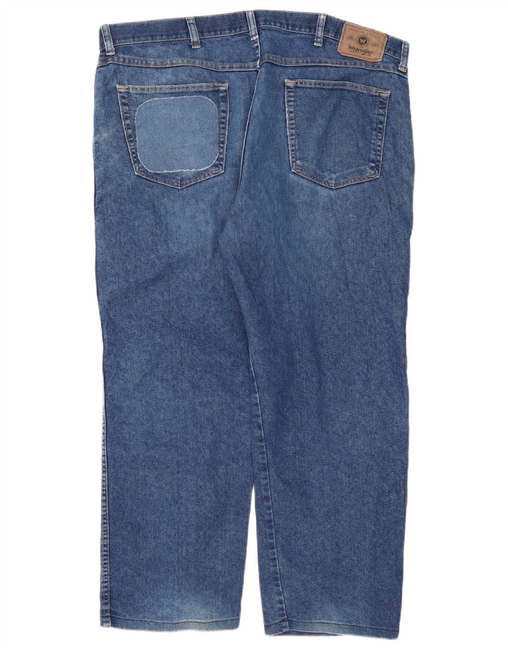 Wrangler feminino regular fit jeans reto W40 L29 algodão azul