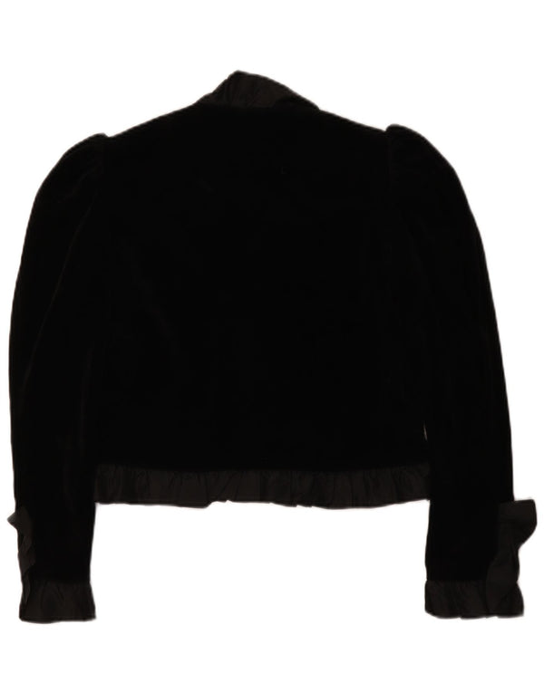 Bolero feminino vintage EU 36 pequeno preto clássico