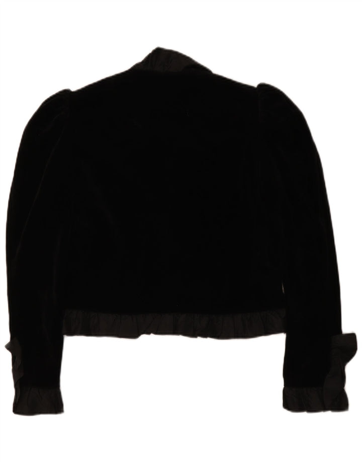 Bolero feminino vintage EU 36 pequeno preto clássico