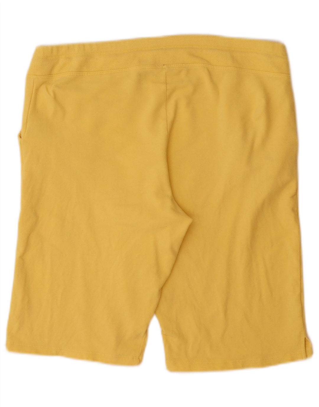 EDDIE BAUER Shorts esportivo feminino UK 14 algodão amarelo médio