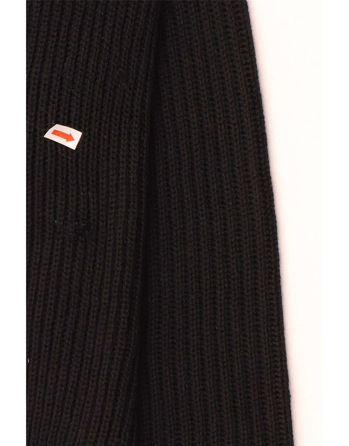 Suéter feminino Max & Co. com gola canoa Reino Unido 14 médio preto