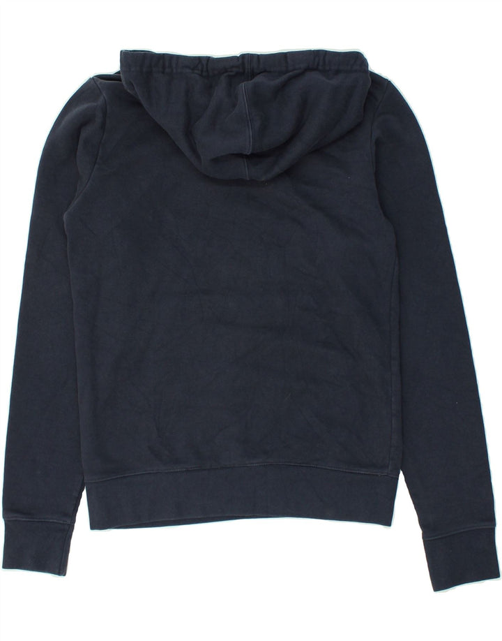 CHAMPION Mens Graphic Hoodie Jumper Small Navy Blue Cotton | Vintage Champion | Thrift | Second-Hand Champion | Used Clothing | Messina Hembry 