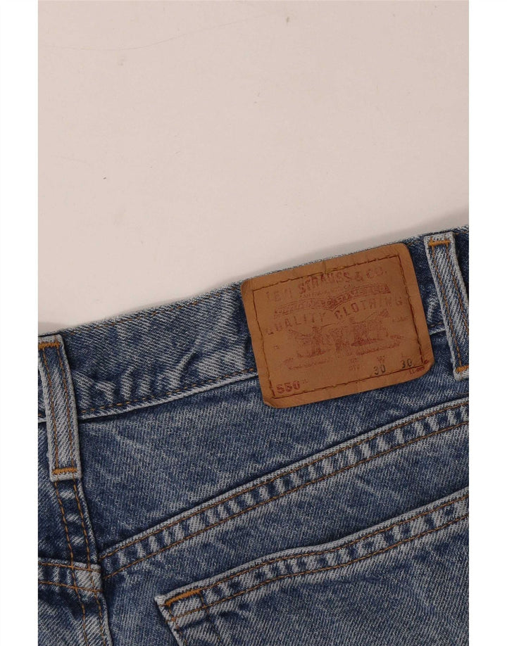 Shorts jeans masculino Levi's 550 W30 azul médio