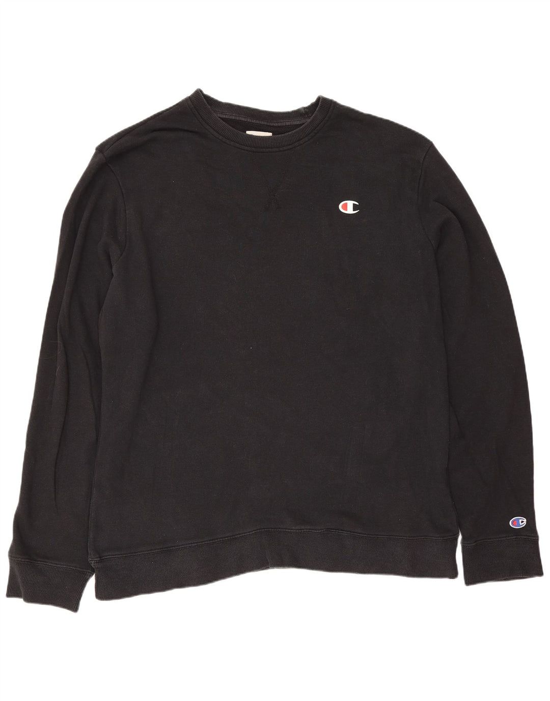 Champion moletom masculino jumper grande algodão preto