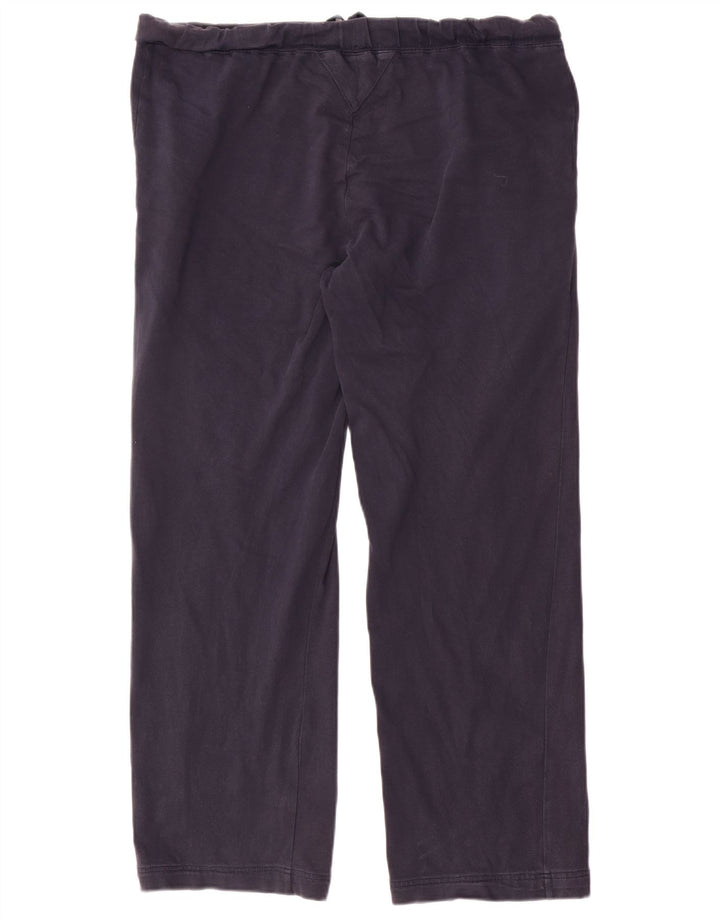 Calça de treino masculina Nike grande algodão azul marinho