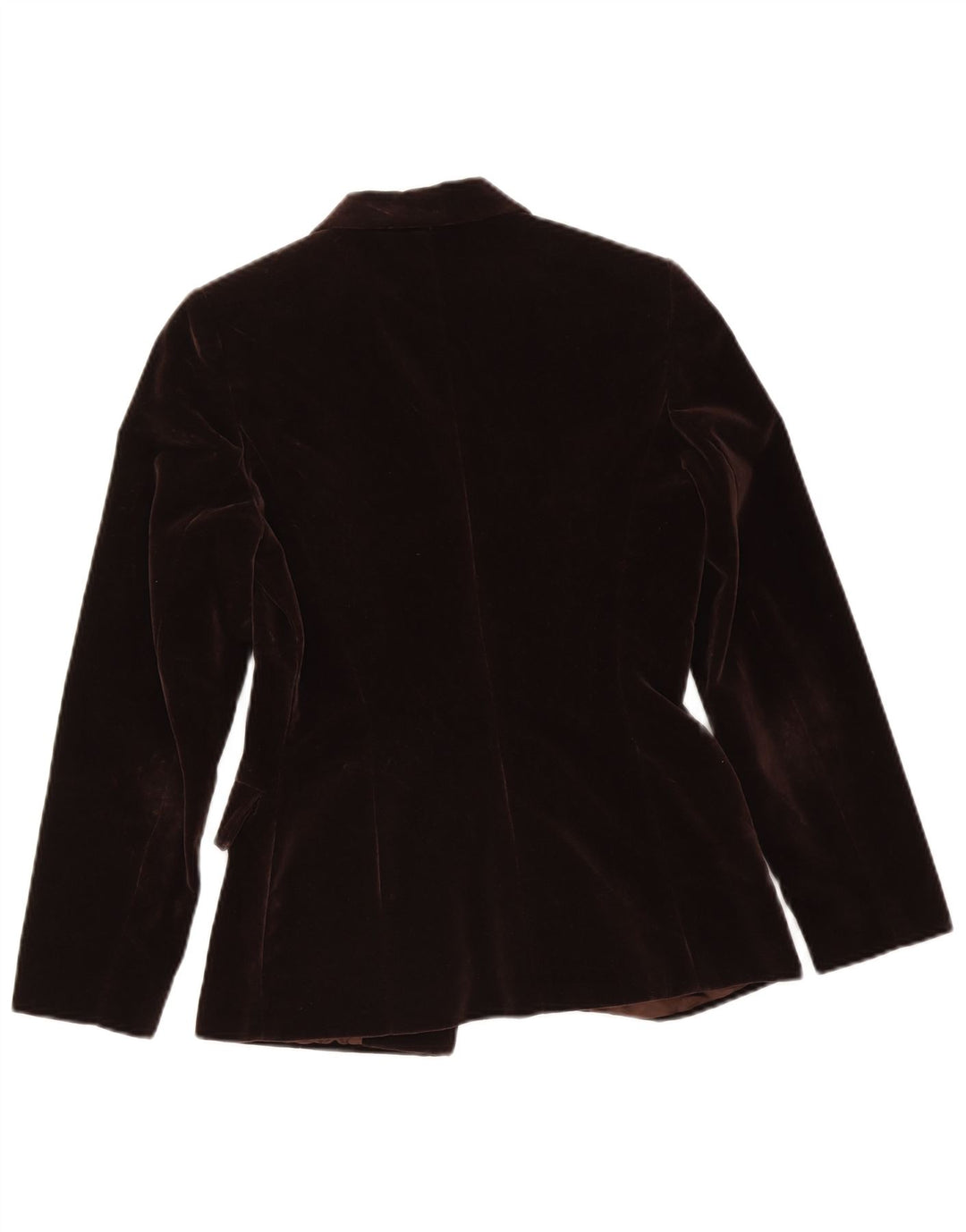 Jaqueta blazer feminina de veludo com 3 botões Lybido IT 42 algodão marrom médio