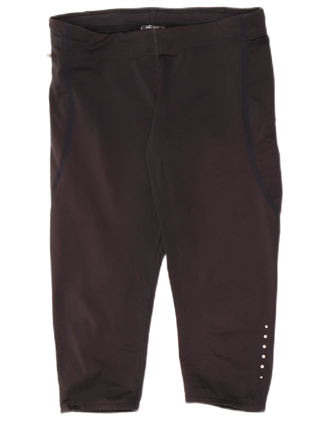 Leggings Nike Capri Femininas UK 8 Pequenas Pretas