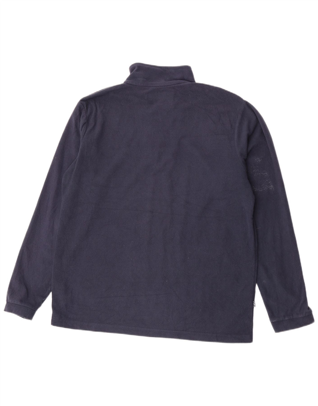 Mountain Warehouse Mens Zip Neck Fleece Jumper Grande Poliéster Azul Marinho