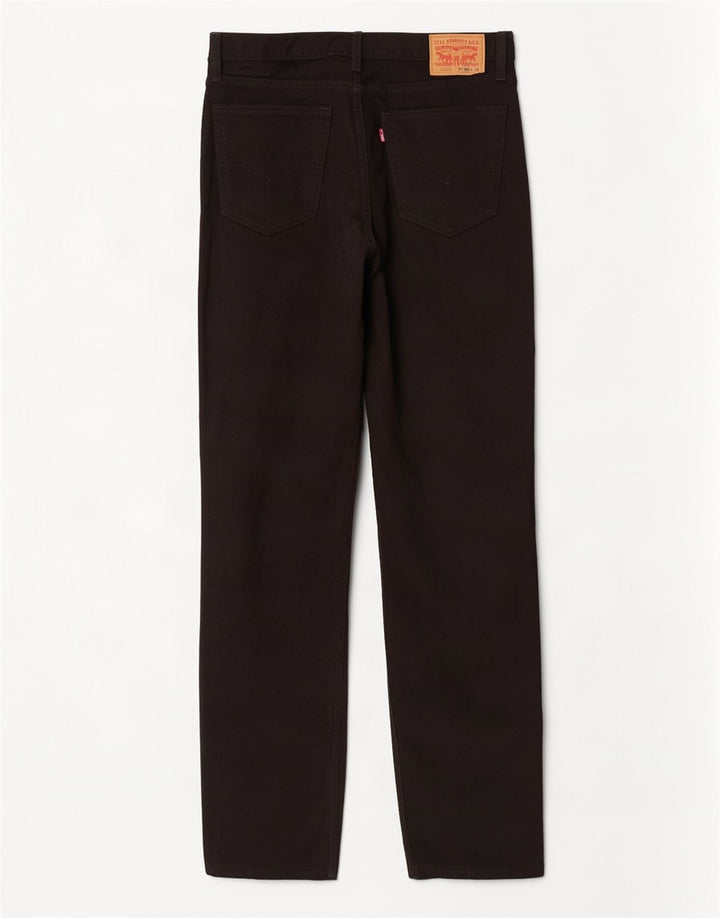 Levi's Masculino 516 Slim Straight Jeans W34 L32 Algodão Preto