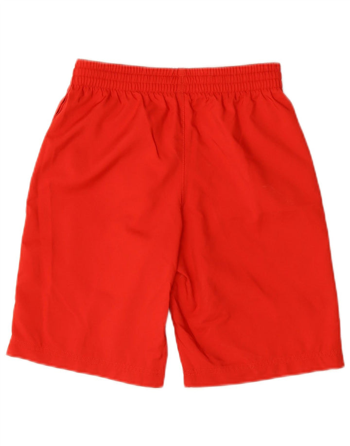 Shorts esportivos gráficos Nike Boys 10-11 anos médio vermelho poliéster