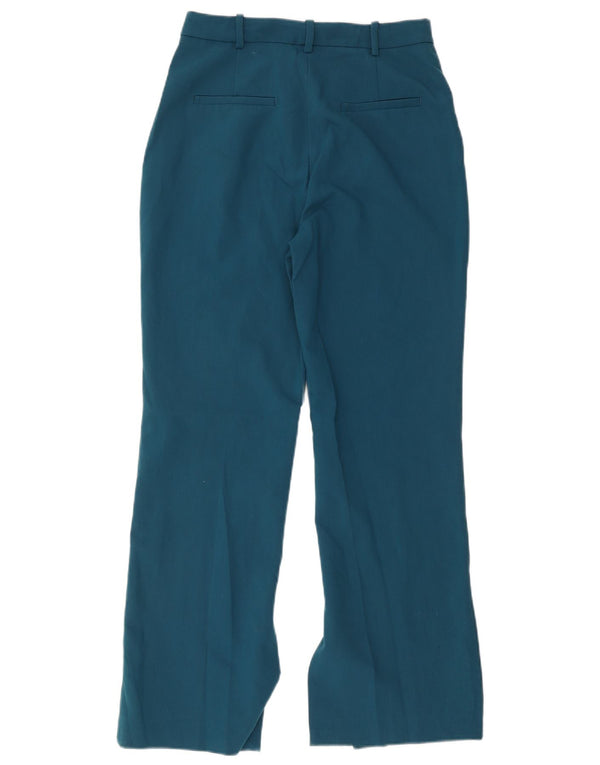 Zara Calça feminina Bootcut Chino Médio W28 L30 Azul