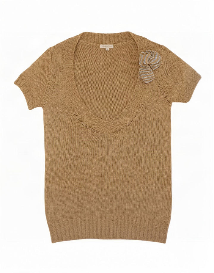 Regata feminina Massimo Dutti com colete Reino Unido 10 pequeno rayon cáqui