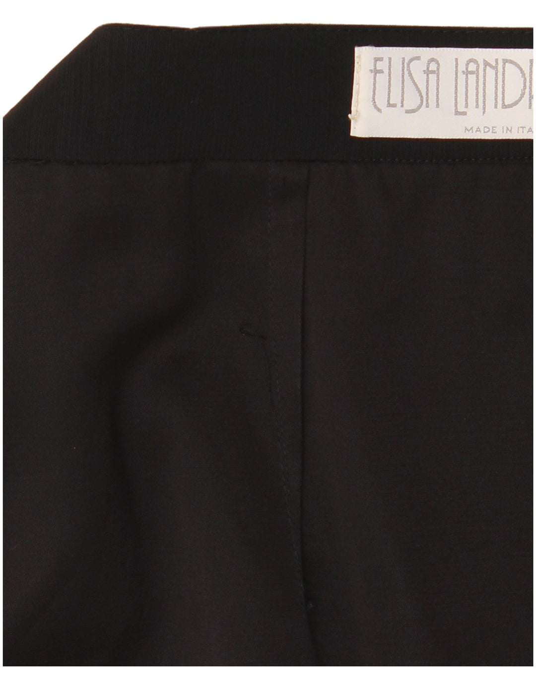 ELISA LANDRI Saia Maxi Feminina W30 Médio Preto
