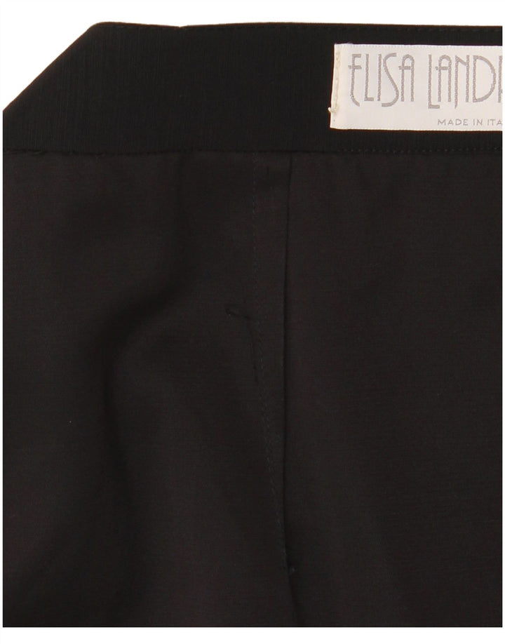 ELISA LANDRI Saia Maxi Feminina W30 Médio Preto