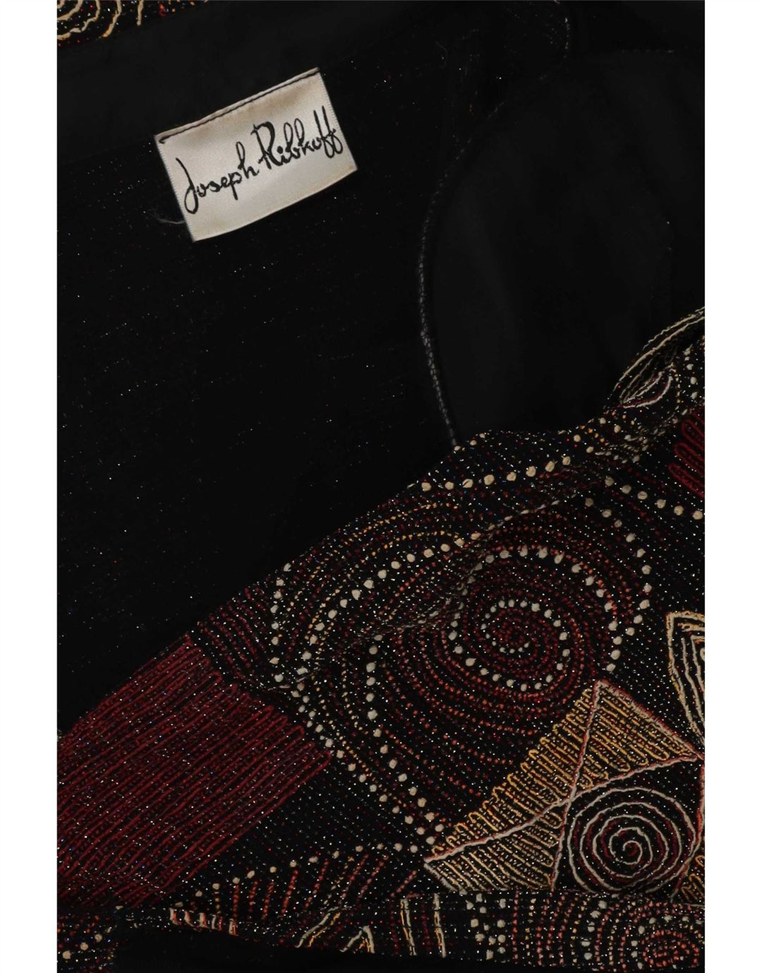 Jaqueta blazer feminina Joseph Ribkoff UK 14 grande multicolorida geométrica
