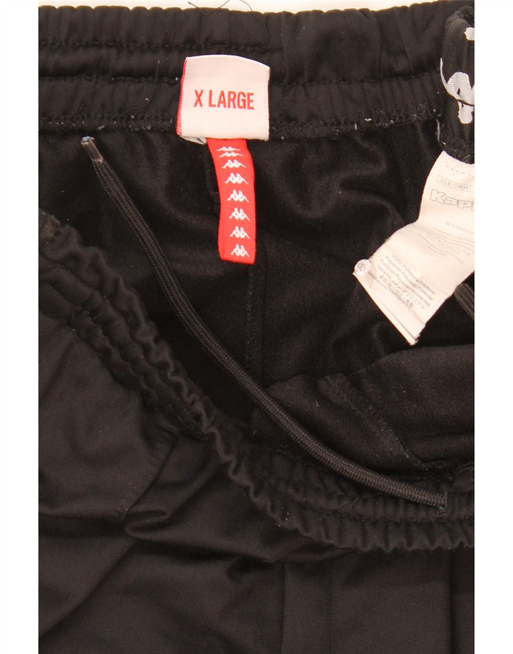 Calça de treino masculina Kappa Graphic XL poliéster preto