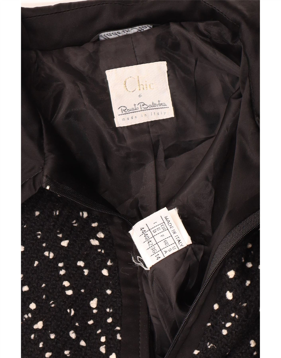 Bolero feminino RENATO BALESTRA IT 44 lã manchada preta média