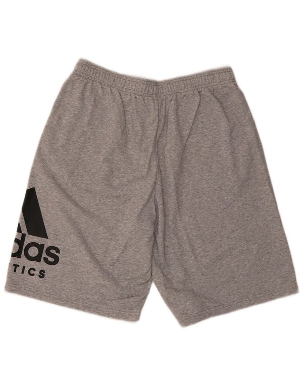 Shorts esportivos gráficos masculinos ADIDAS XL cinza algodão