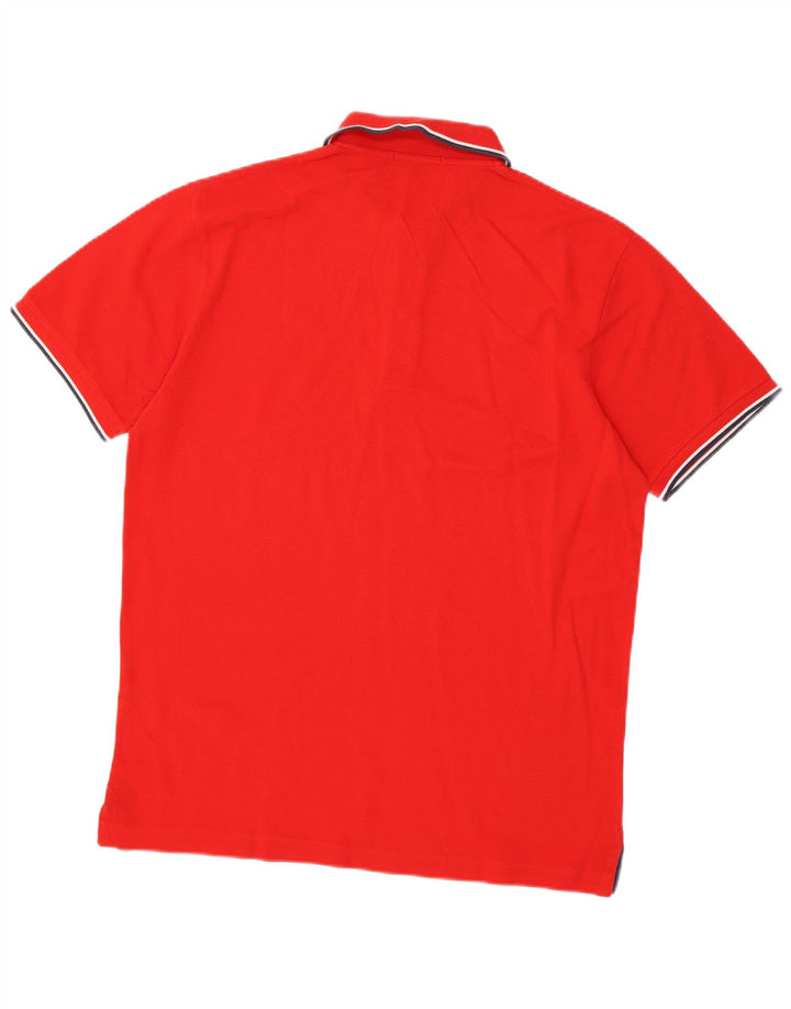 Camisa polo masculina Gant grande algodão vermelho