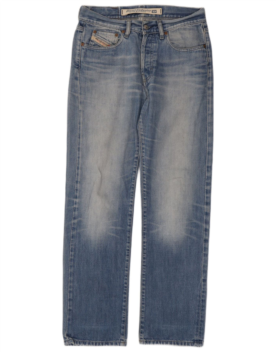 Jeans retos masculinos Diesel W29 L30 algodão azul