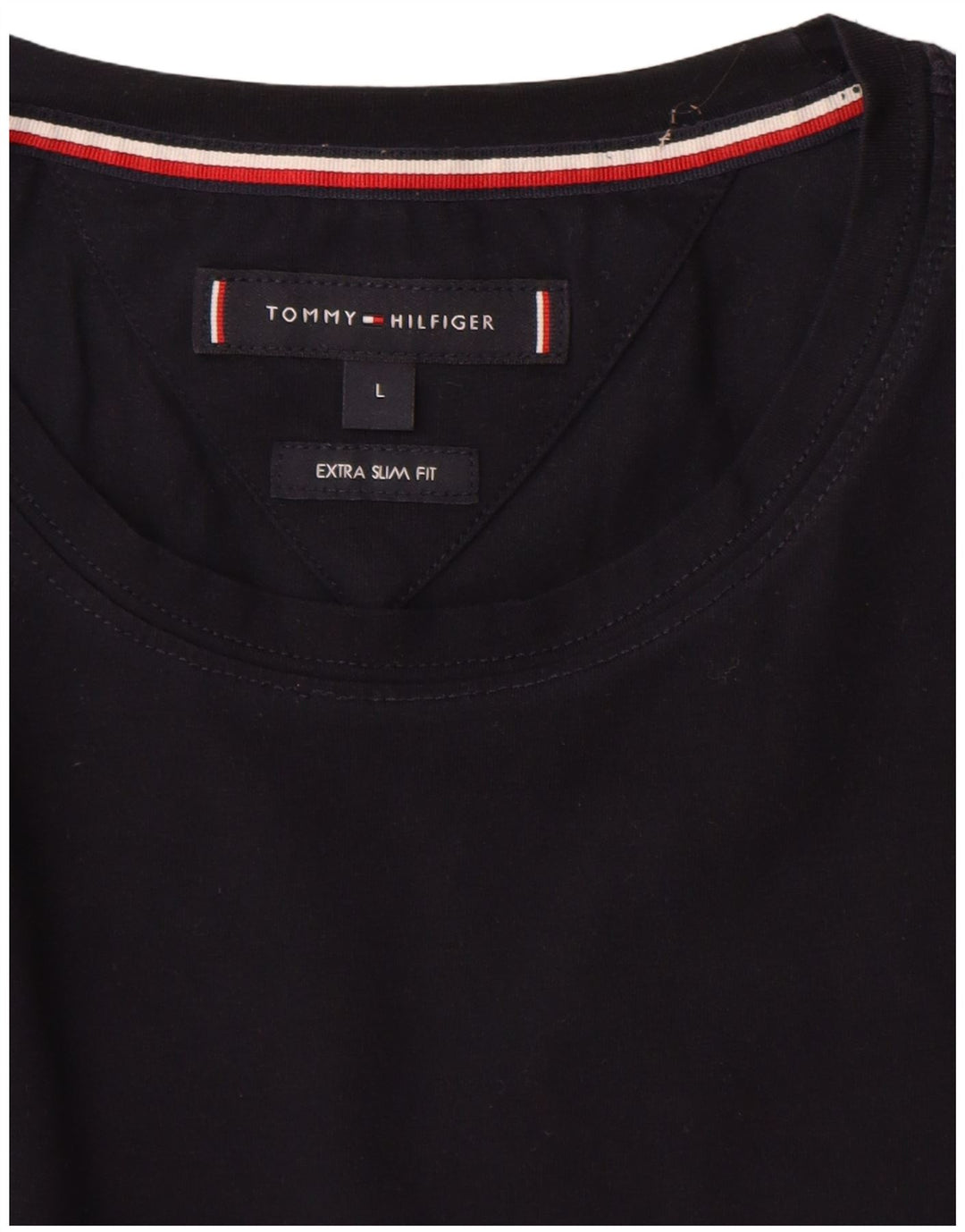 Camiseta Tommy Hilfiger masculina extra slim grande azul marinho
