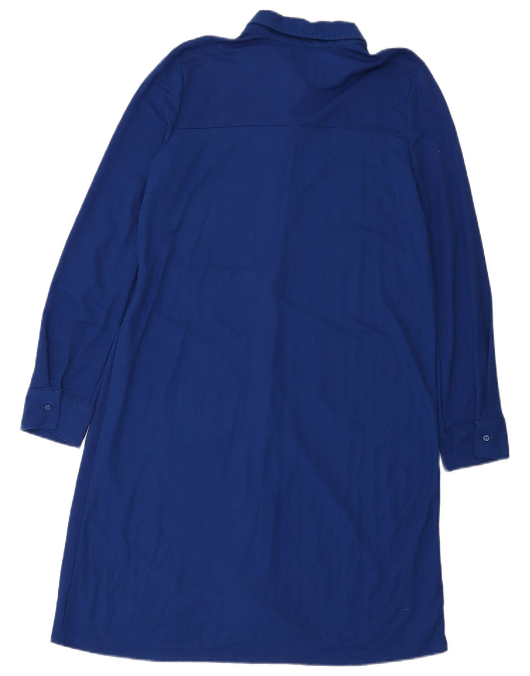 Vestido camisa feminino Zara Reino Unido 14 azul médio