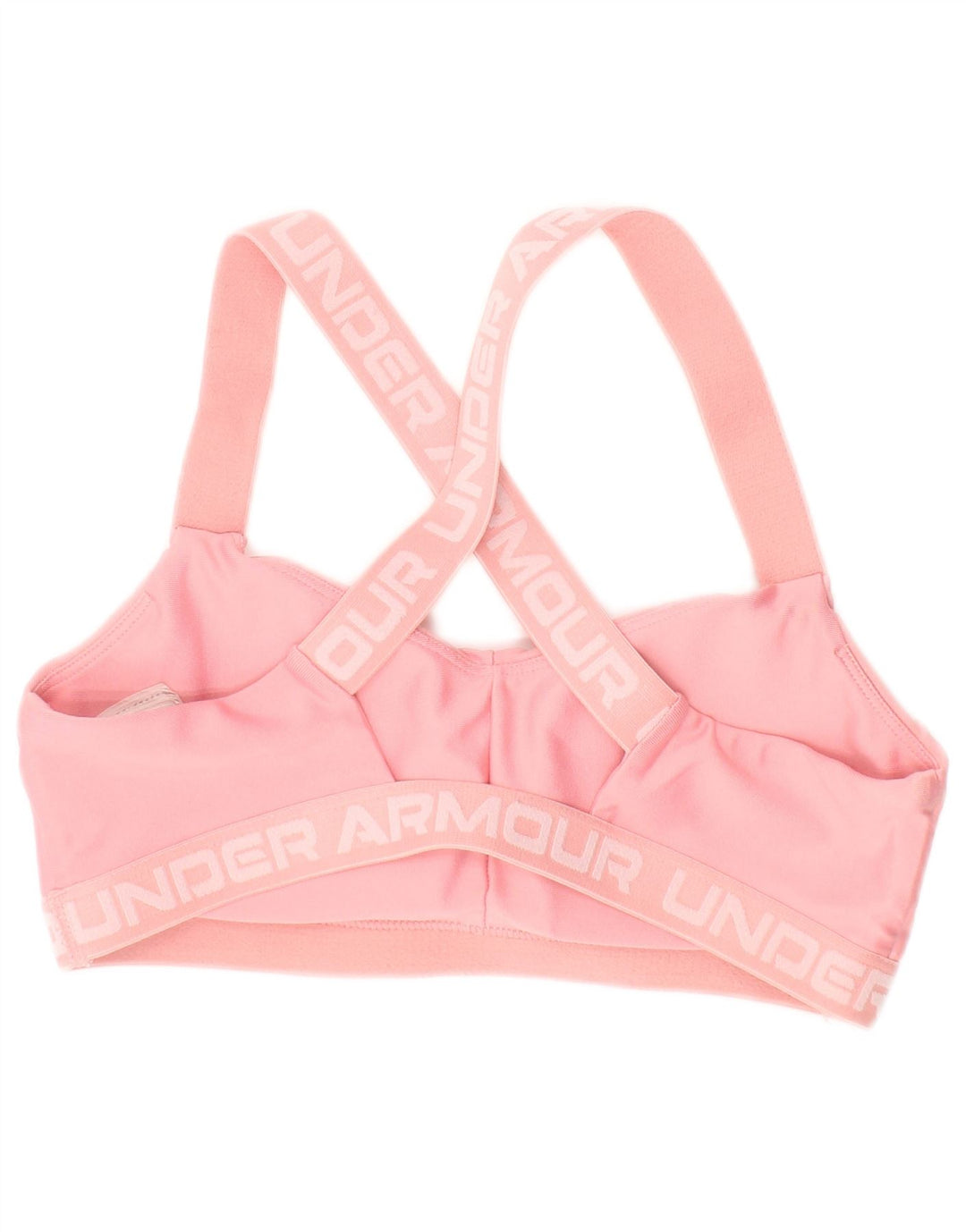 Under Armour feminino gráfico top pequeno/médio rosa colorblock esportivo