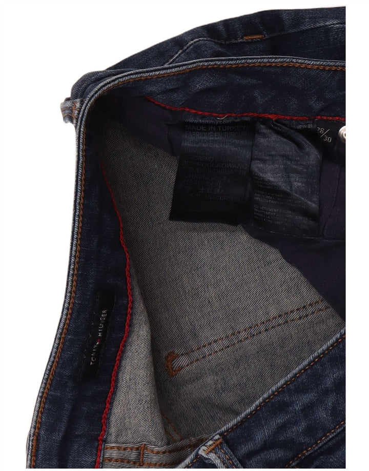 Jeans skinny feminino Tommy Hilfiger W28 L30 azul marinho poliéster