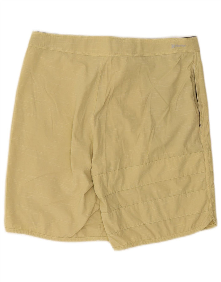 Shorts de natação Hurley masculino Phantom pequeno poliéster amarelo