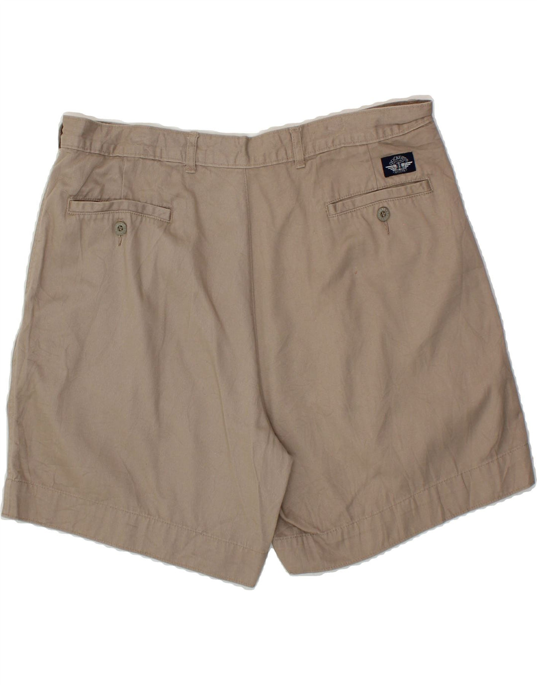 DOCKERS Mens Pegged Chino Shorts W38 XL Beige Cotton Vintage Dockers and Second-Hand Dockers from Messina Hembry 