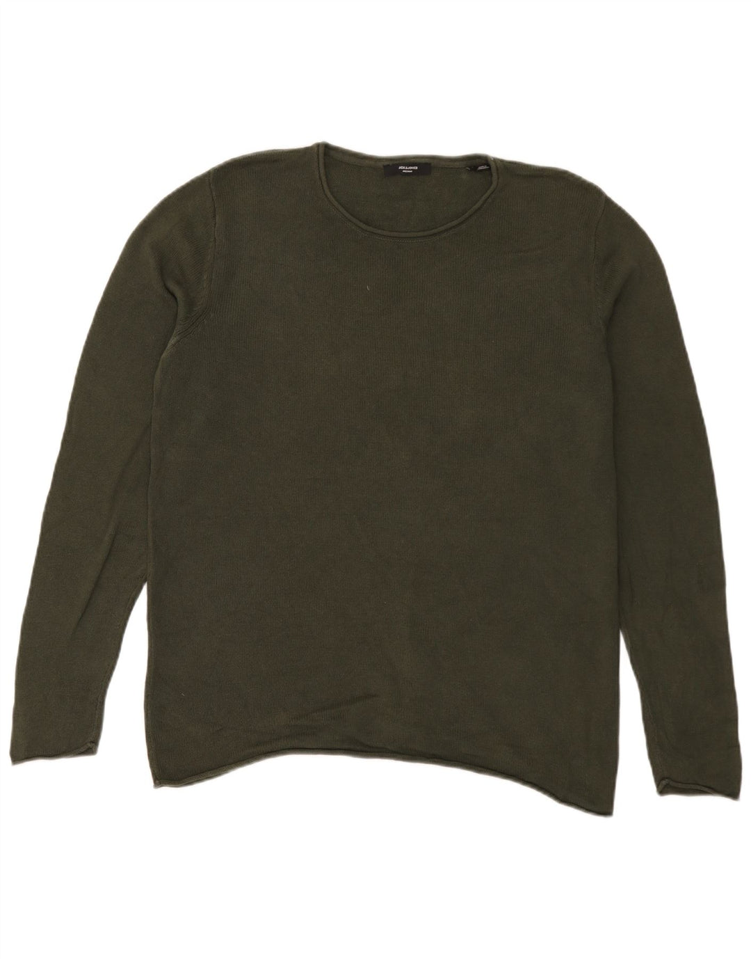 Suéter masculino Jack & Jones com gola redonda grande verde