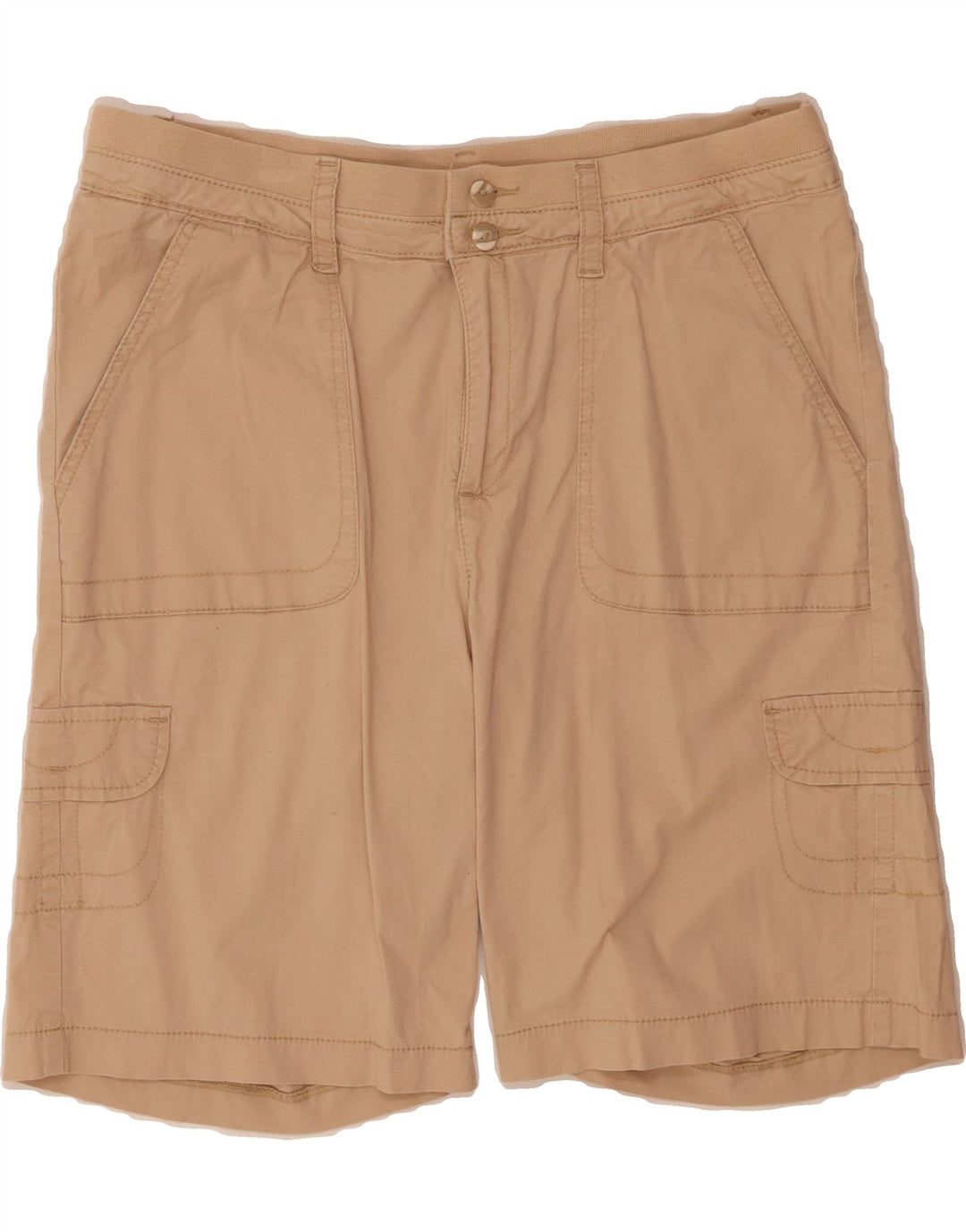 LEE Womens Relaxed Fit Cargo Shorts US 14 XL W34 Beige Cotton Vintage Lee and Second-Hand Lee from Messina Hembry 