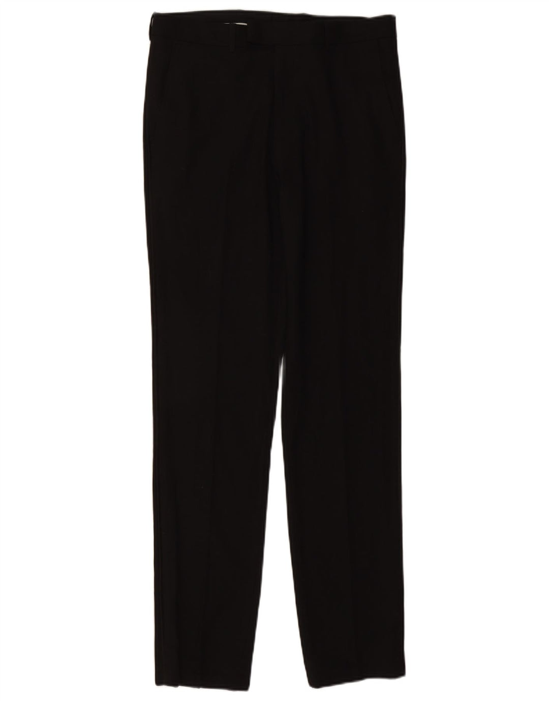 Calça masculina Marks & Spencer Slim Fit W32 L33 Poliéster Preto