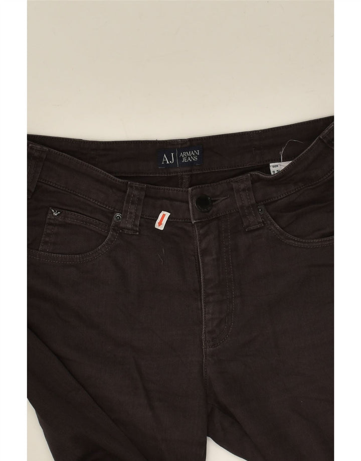 ARMANI Womens Slim Jeans W28 L32  Brown Cotton Vintage Armani and Second-Hand Armani from Messina Hembry 