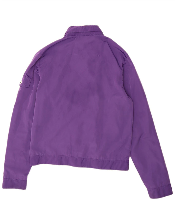 Jaqueta Calvin Klein Jeans Feminina Graphic Bomber UK 14 Médio Roxo