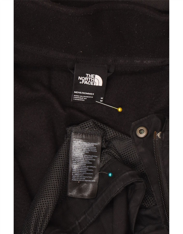 Jaqueta corta-vento masculina com capuz The North Face Reino Unido 38 poliéster preto médio
