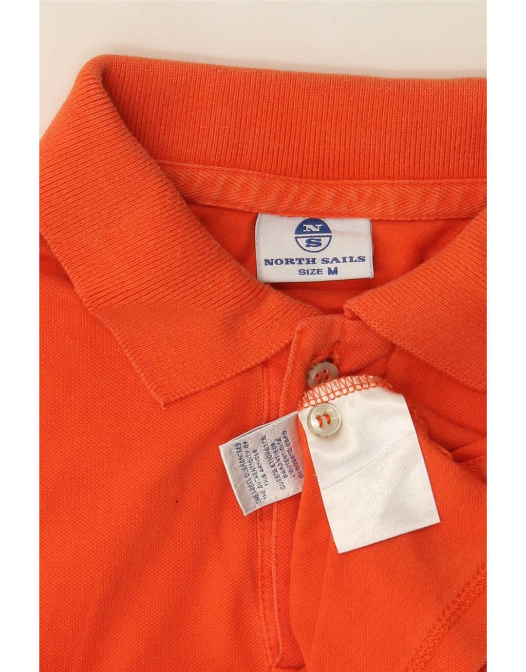Camisa polo masculina North Sails algodão laranja médio