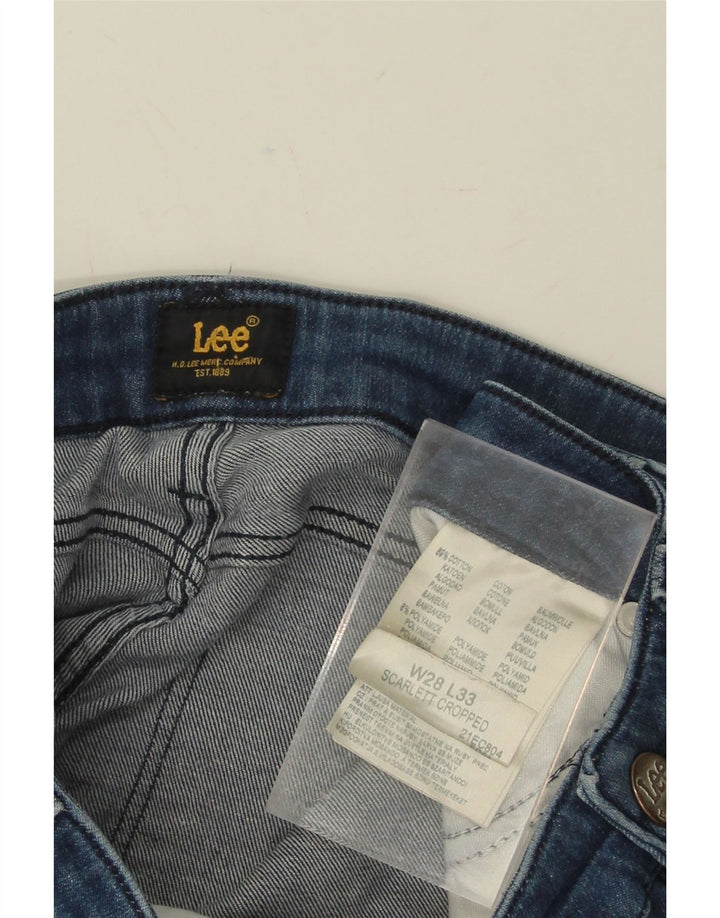 Calça Jeans Scarlett Feminina LEE W28 L33 Azul Algodão