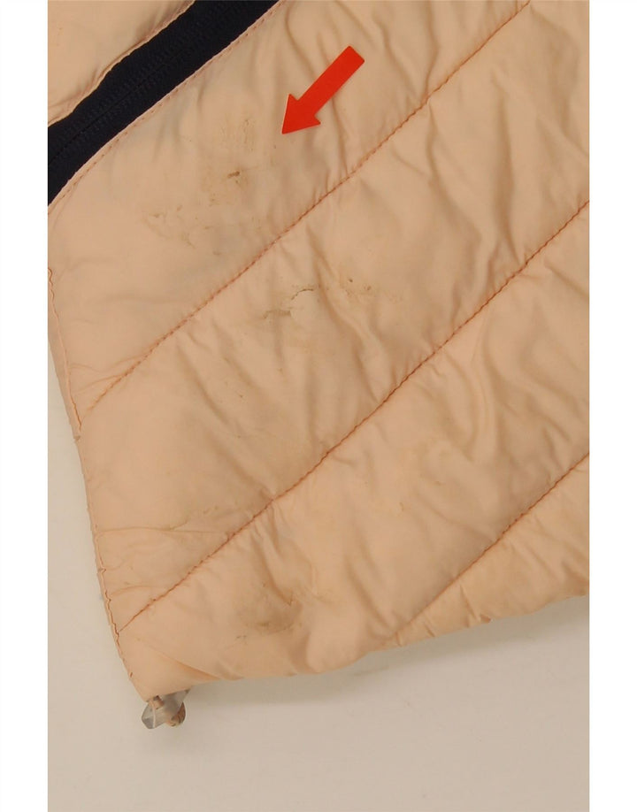 Jaqueta acolchoada com capuz feminina Superdry UK 10 nylon rosa pequeno