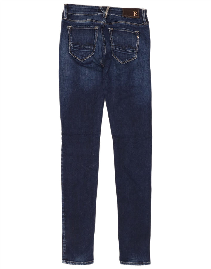 Jeans skinny rosa feminino REPLAY W24 L32 azul marinho viscose