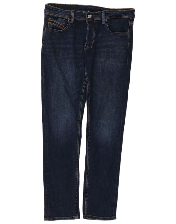 Jeans Slim Feminino Diesel W36 L31 Azul Algodão