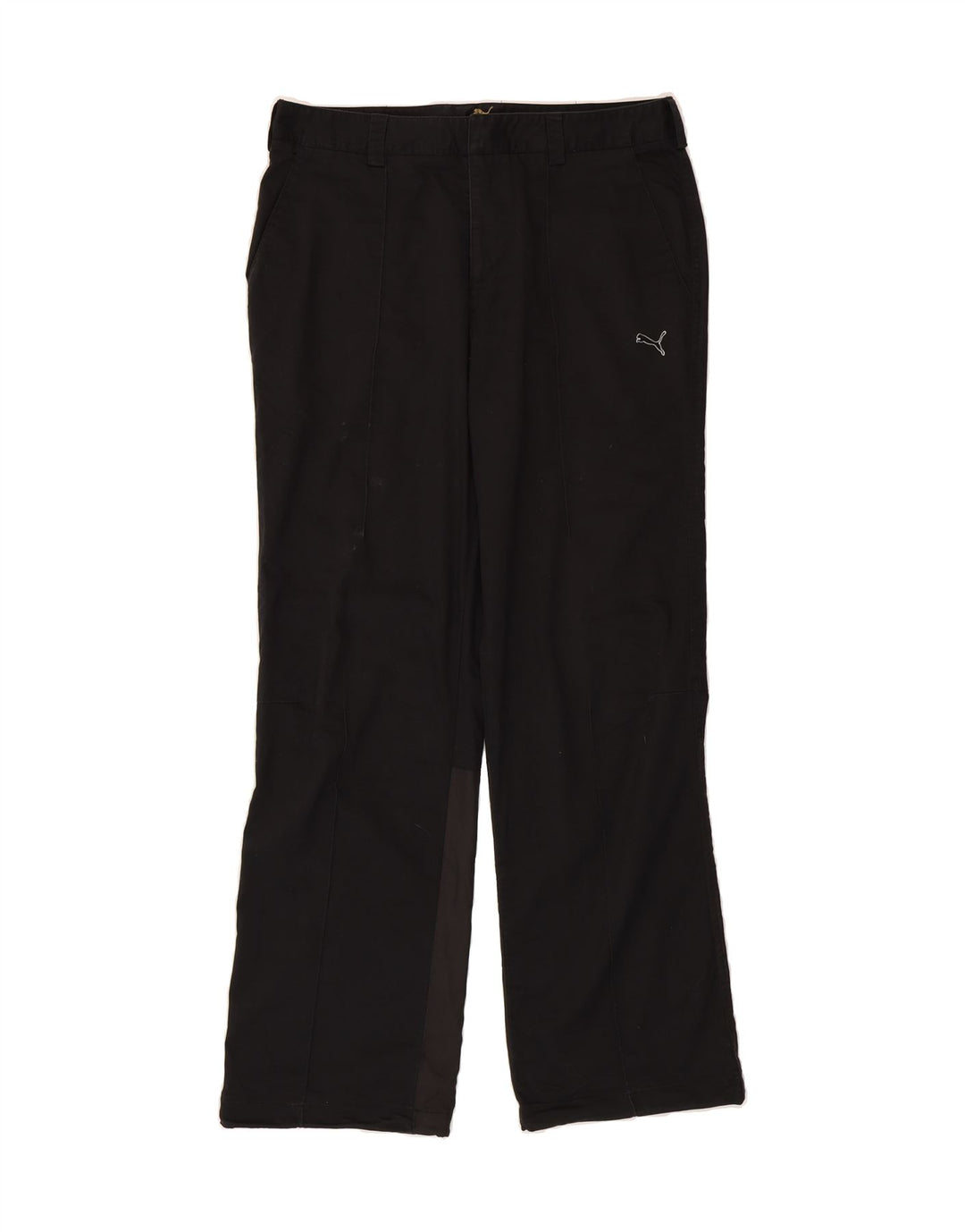 PUMA Mens Straight Chino Trousers W34 L31  Black Cotton Vintage Puma and Second-Hand Puma from Messina Hembry 