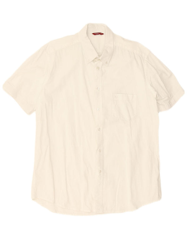 Camisa masculina de manga curta Carrera XL algodão branco