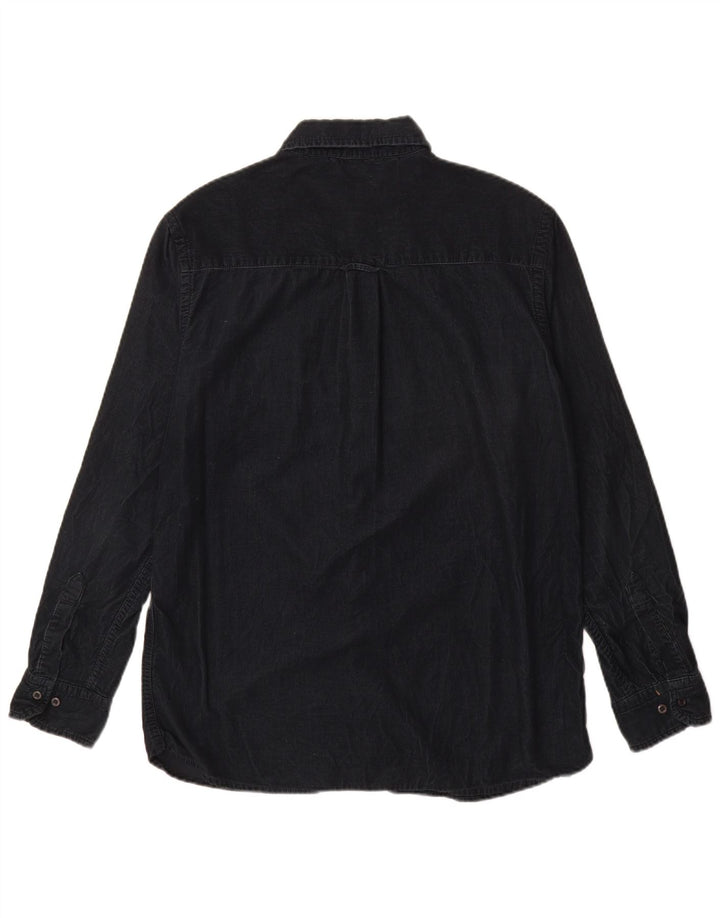Camisa masculina de veludo Carrera grande algodão azul marinho