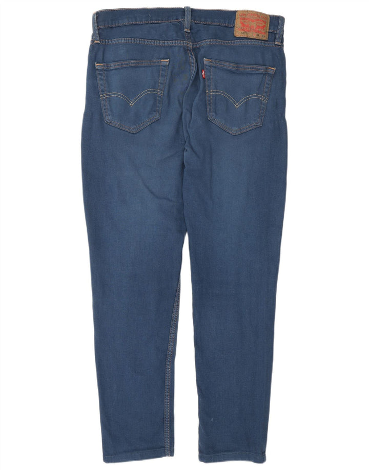 LEVI'S Masculino 511 Slim Jeans W34 L32 Azul Algodão