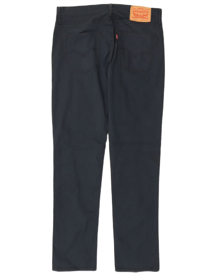 Levi's Masculino 511 Slim Jeans W32 L32 Azul Marinho Algodão