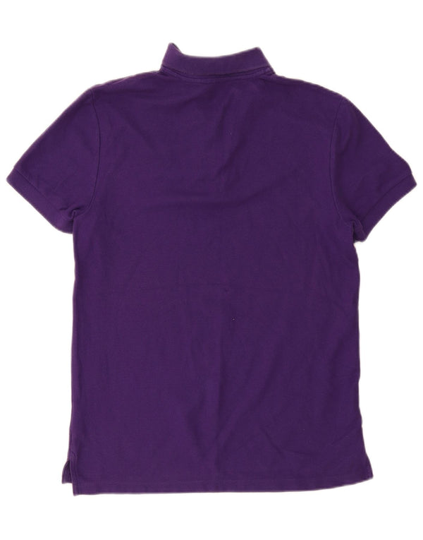 Camisa polo masculina Nike médio roxo algodão