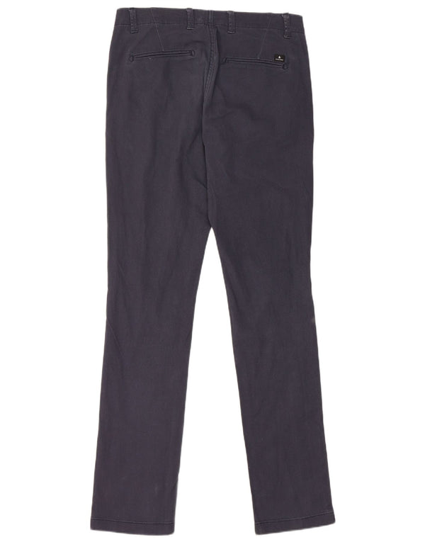 Calça masculina Jack & Jones Marco Slim Chino W30 L34 algodão azul marinho