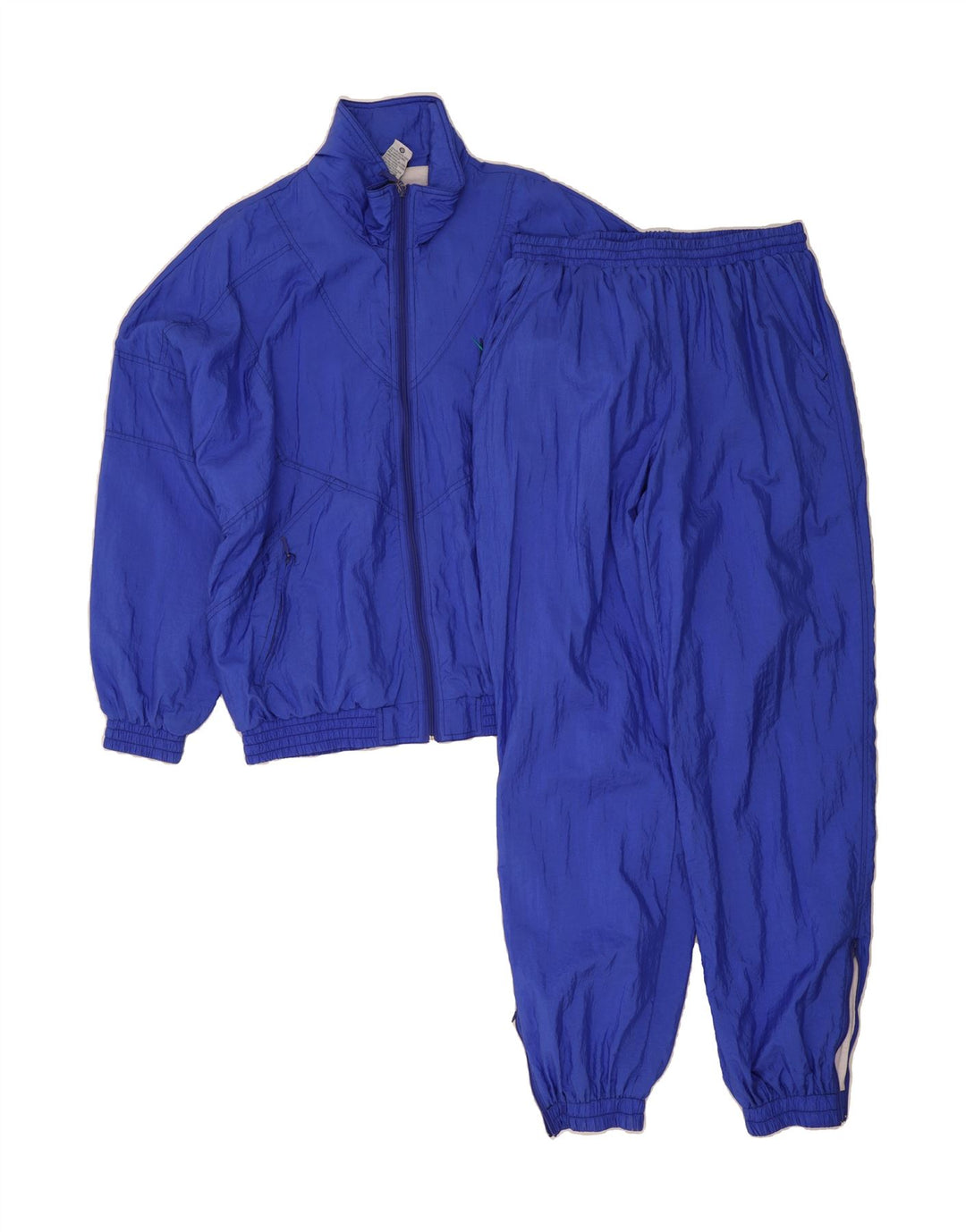 RODEO Mens Full Tracksuit IT 52/54 Large Blue Nylon Vintage Rodeo and Second-Hand Rodeo from Messina Hembry 