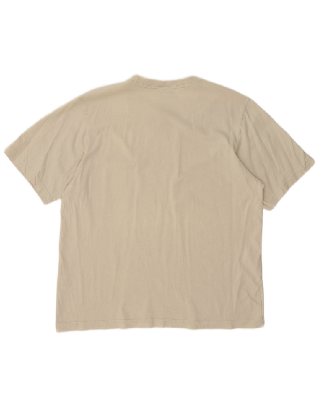 Camiseta masculina Adidas grande algodão bege